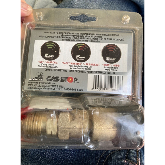 Gas-stop Saftey Gauge Propane Kx868 Qcc1 Refill Indicator Keanall Leak Detector! - Picture 2 of 5